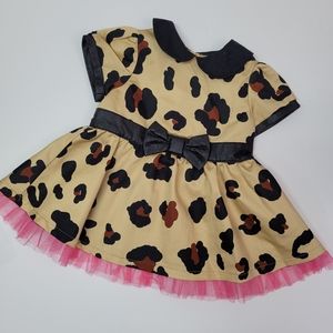 Harajuku mini target dress, infant leopard dress